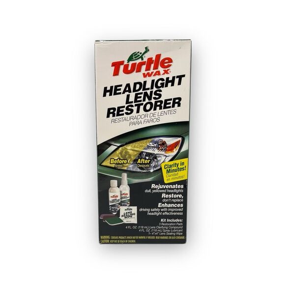 Turtle Wax Warren Headlight Lens Restorer Kit New NIP - Picture 1 of 5